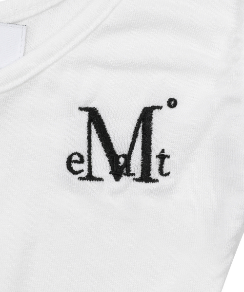 MUCENT（ムセント）の「ハリングシグネチャーロゴスナップボタンユニックスリーブレス（4色）（Tシャツ/カットソー・レディース・チャコール/Beige/ホワイト/グレー/ブラック・FREE）」の16枚目の写真
