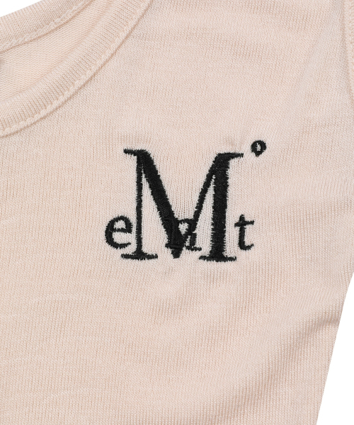 MUCENT（ムセント）の「ハリングシグネチャーロゴスナップボタンユニックスリーブレス（4色）（Tシャツ/カットソー・レディース・チャコール/Beige/ホワイト/グレー/ブラック・FREE）」の19枚目の写真