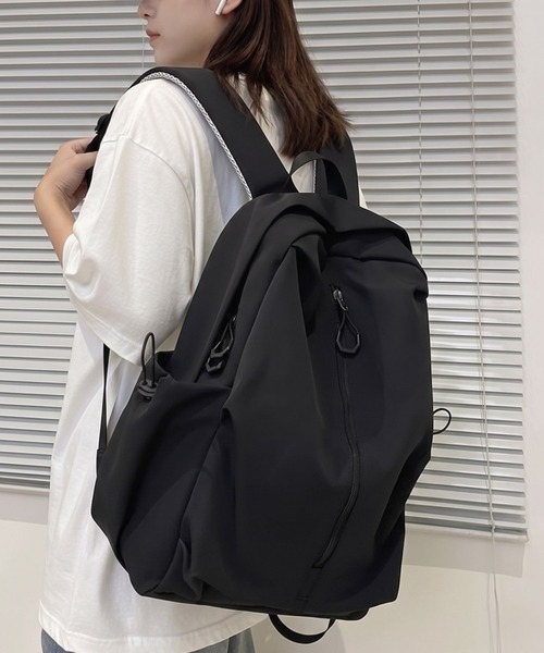 lulufa（ルルファ）の「ベーシックバックパック/リュック/通勤・通学/A4サイズ PCバッグ（バックパック/リュック・レディース・ブラウン/ブラック/アイボリー・FREE）」の6枚目の写真