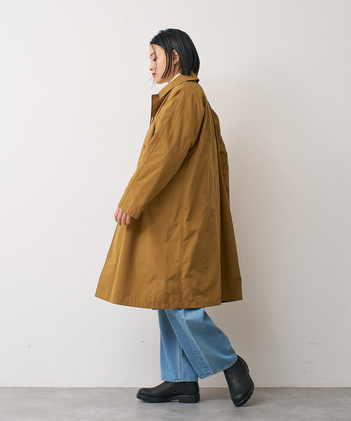 別注】【TAION】ダウンジャケット付バルカラーコート（ダウン