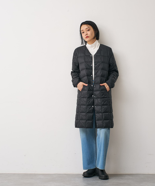 別注】【TAION】ダウンジャケット付バルカラーコート（ダウン