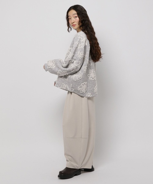 niko and...（ニコアンド）の「アソートジャガードスライバープルオーバー（ニット/セーター・レディース・アイボリー/グレー/チャコール・FREE）」の10枚目の写真