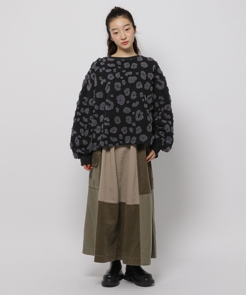 niko and...（ニコアンド）の「アソートジャガードスライバープルオーバー（ニット/セーター・レディース・アイボリー/グレー/チャコール・FREE）」の11枚目の写真