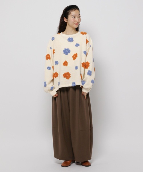 niko and...（ニコアンド）の「アソートジャガードスライバープルオーバー（ニット/セーター・レディース・アイボリー/グレー/チャコール・FREE）」の15枚目の写真