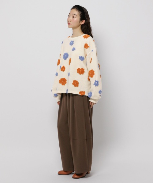 niko and...（ニコアンド）の「アソートジャガードスライバープルオーバー（ニット/セーター・レディース・アイボリー/グレー/チャコール・FREE）」の16枚目の写真