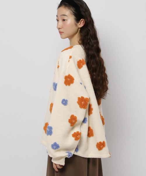 niko and...（ニコアンド）の「アソートジャガードスライバープルオーバー（ニット/セーター・レディース・アイボリー/グレー/チャコール・FREE）」の17枚目の写真