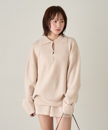 mline（エムライン）の「[mline]スリット ニットセットアップ（ニット/セーター・レディース）」