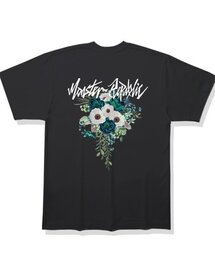 ムーブメントフラワーミックスグリーンTシャツブラック