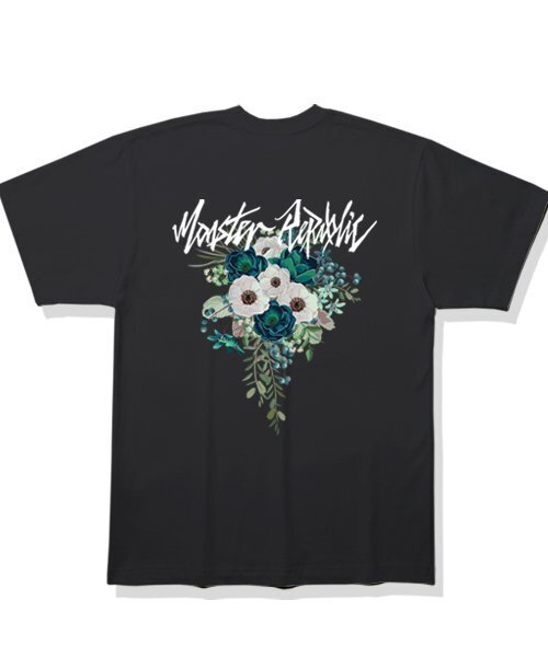 MONSTER REPUBLIC(モンスターリパブリック)の「ムーブメントフラワーミックスグリーンTシャツブラック(Tシャツ/カットソー・レディース・その他・LARGE/MEDIUM/SMALL/X-LARGE)」の3枚目の写真