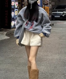 モコモコ ショートパンツ