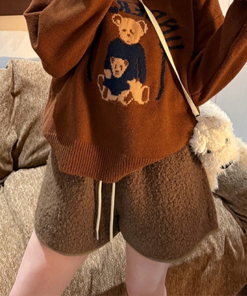 Ritzy(リッツィー)の「モコモコ ショートパンツ(その他パンツ・レディース・キャメル/グレー/ホワイト/ブラック・M/L)」の8枚目の写真