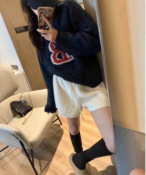 Ritzy(リッツィー)の「モコモコ ショートパンツ(その他パンツ・レディース・キャメル/グレー/ホワイト/ブラック・M/L)」の16枚目の写真