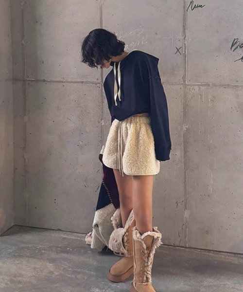 Ritzy(リッツィー)の「モコモコ ショートパンツ(その他パンツ・レディース・キャメル/グレー/ホワイト/ブラック・M/L)」の19枚目の写真