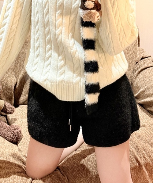 Ritzy(リッツィー)の「モコモコ ショートパンツ(その他パンツ・レディース・キャメル/グレー/ホワイト/ブラック・M/L)」の17枚目の写真