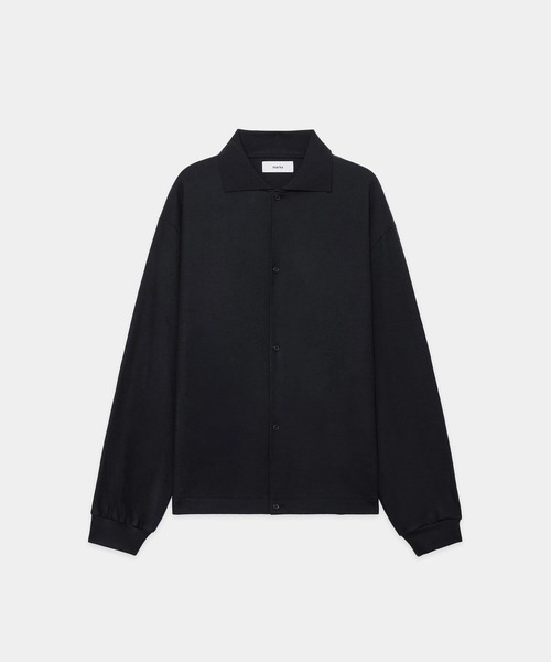 marka（マーカ）の「SHIRT CARDIGAN（カーディガン/ボレロ・メンズ・ダークグレー/ブラック・1/2）」の2枚目の写真