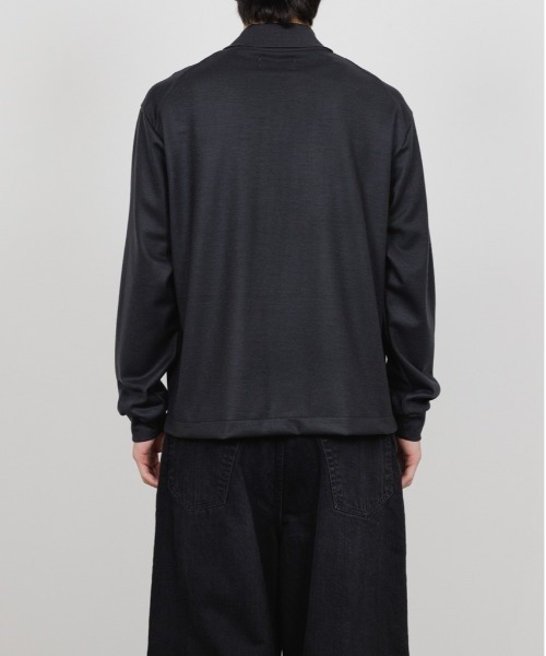 marka（マーカ）の「SHIRT CARDIGAN（カーディガン/ボレロ・メンズ・ダークグレー/ブラック・1/2）」の3枚目の写真