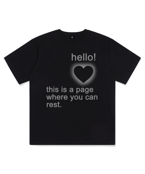 PAGESIISII(ページシシ)の「ユーカンレストプリンティング半袖Tシャツブラック(Tシャツ/カットソー・レディース・その他・MEDIUM/LARGE/SMALL)」の1枚目の写真