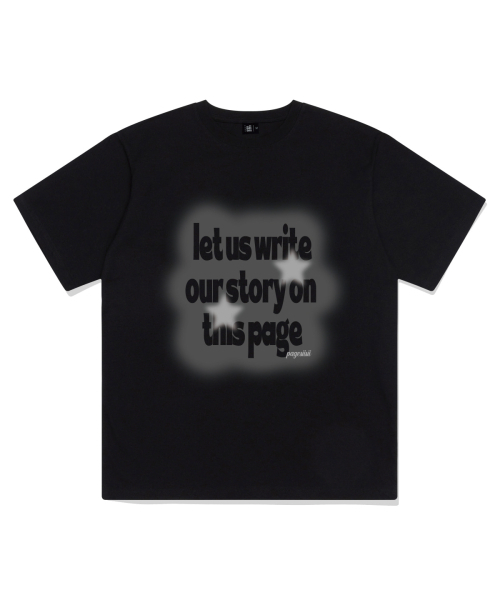 PAGESIISII(ページシシ)の「グラデーションストーリープリンティング半袖Tシャツブラック(Tシャツ/カットソー・レディース・その他・SMALL/MEDIUM/LARGE)」の2枚目の写真