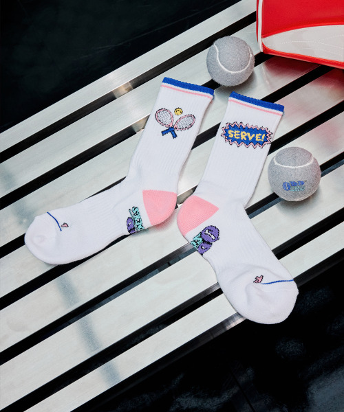 ODDSOCKS（オッドソックス）の「[ギフトセット]クールマックステニスクルソックスB 4個入り（スポーツグッズ・レディース・その他・M（23.5cm～25.5cm）/L(25.5~29cm)）」の5枚目の写真