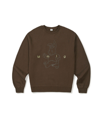 [Mmlg] MELGE EMBOSSING SWEAT (AMERICANO)