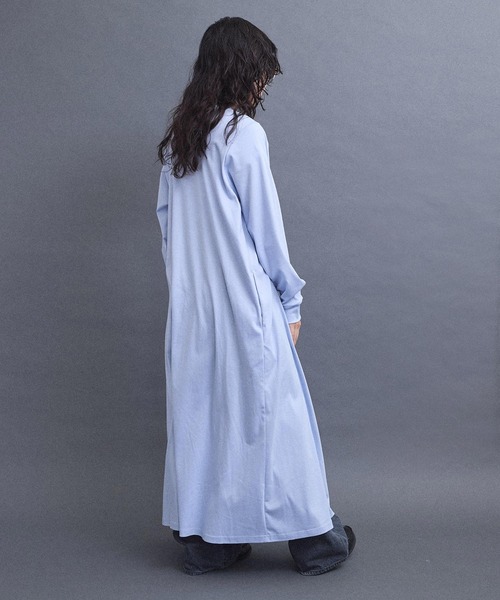 I am I in fact...（アイアムアイインファクト）の「HEART ワンピース（ワンピース・レディース・サックスブルー/ブラック・FREE）」の7枚目の写真