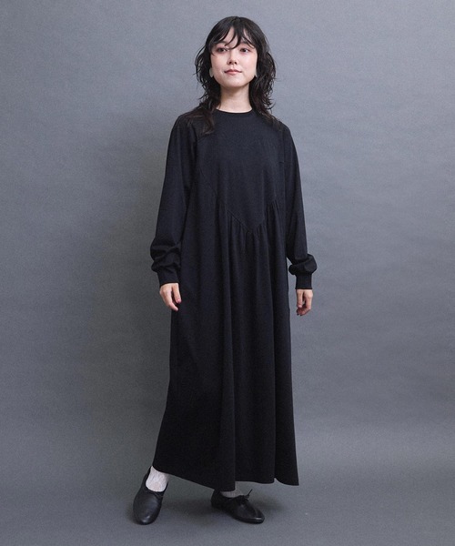 I am I in fact...（アイアムアイインファクト）の「HEART ワンピース（ワンピース・レディース・サックスブルー/ブラック・FREE）」の14枚目の写真