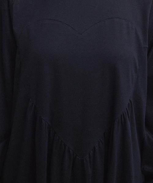 I am I in fact...（アイアムアイインファクト）の「HEART ワンピース（ワンピース・レディース・サックスブルー/ブラック・FREE）」の11枚目の写真