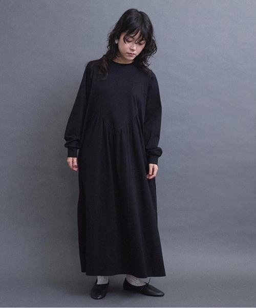 I am I in fact...（アイアムアイインファクト）の「HEART ワンピース（ワンピース・レディース・サックスブルー/ブラック・FREE）」の20枚目の写真