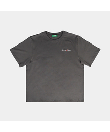 CLEVER FIELD（クレバーフィールド）の「クラシックレトロプリントオーバーサイズTシャツ_チャコール（Tシャツ/カットソー）」