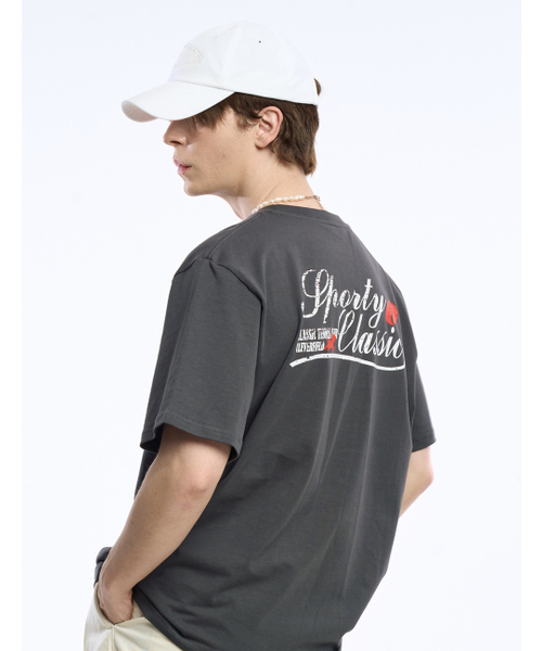 CLEVER FIELD(クレバーフィールド)の「クラシックレトロプリントオーバーサイズTシャツ_チャコール(Tシャツ/カットソー・メンズ・その他・LARGE/X-LARGE)」の5枚目の写真