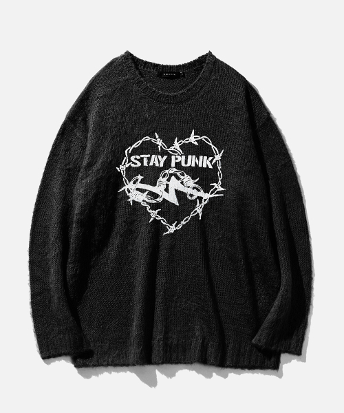 VASTIC(バスティック)の「ステイファンクブラシニット_ブラック(ニット/セーター・メンズ・その他・MEDIUM/LARGE)」の2枚目の写真
