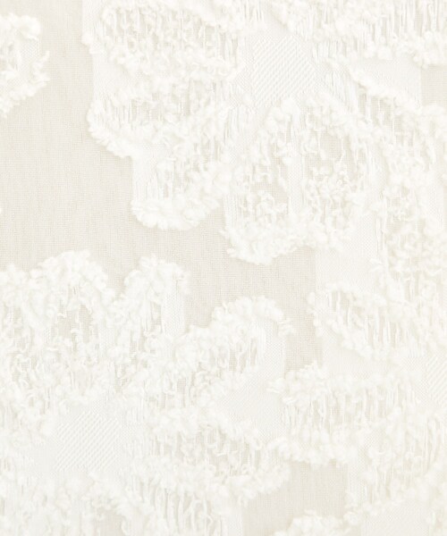 THE SHOP TK （ザ ショップ ティーケー ）の「【フォーマルにもカジュアルにも】花柄ジャカードブラウス（シャツ/ブラウス・レディース・オフホワイト・13/12）」の6枚目の写真