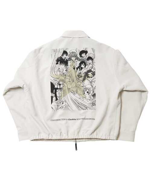 CLAMP(クランプ)の「【CLAMP】『ちょびっツ』GRAPHIC COACH JACKET(ブルゾン・レディース・グレイッシュベージュ・FREE)」の3枚目の写真
