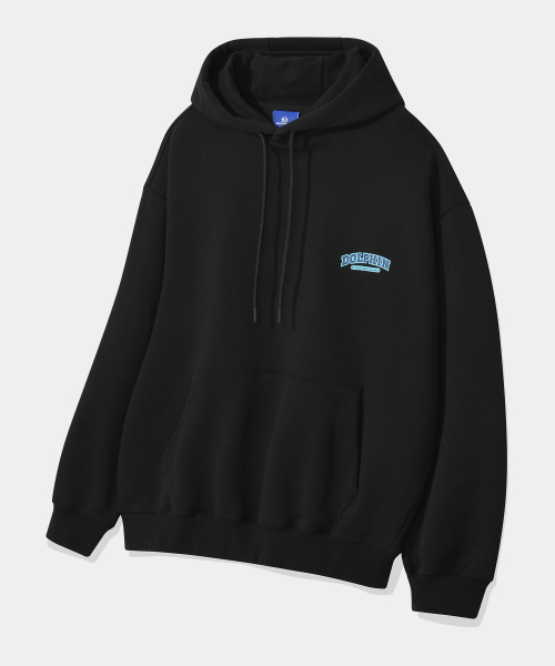 DOLPHIN WAVE APPAREL(ドルフィンウェーブアパレル)の「ドルフィンシリコンプリントフードブラック(パーカー・メンズ・その他・MEDIUM/LARGE/X-LARGE)」の1枚目の写真