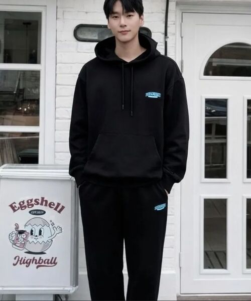 DOLPHIN WAVE APPAREL(ドルフィンウェーブアパレル)の「ドルフィンシリコンプリントフードブラック(パーカー・メンズ・その他・MEDIUM/LARGE/X-LARGE)」の9枚目の写真