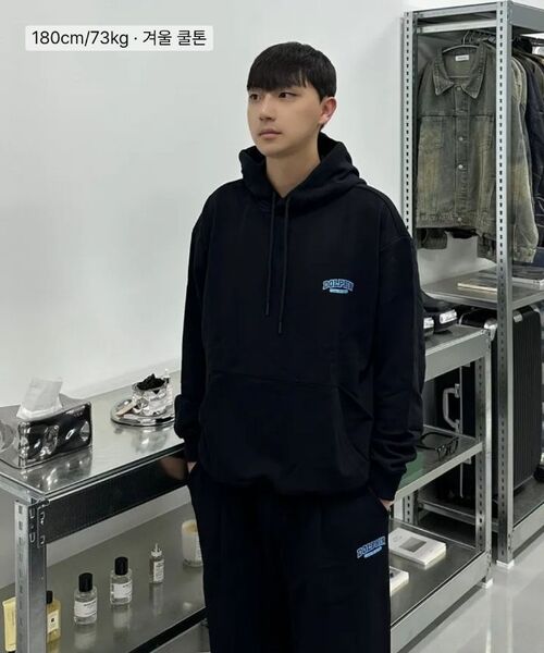 DOLPHIN WAVE APPAREL(ドルフィンウェーブアパレル)の「ドルフィンシリコンプリントフードブラック(パーカー・メンズ・その他・MEDIUM/LARGE/X-LARGE)」の21枚目の写真