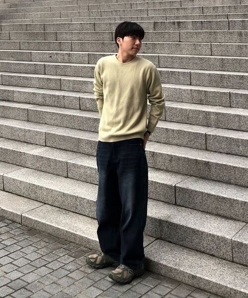KANEITEI(カネイテイ)の「MILKYWAY WIDE DENIM PANTS (BLACK)(デニムパンツ・レディース・ブラック・MEDIUM/LARGE/X-LARGE)」の7枚目の写真
