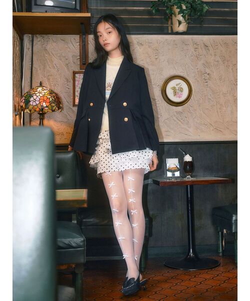 CALNAMUR（カルナムール）の「ドットティアードパンツ（その他パンツ・レディース・ホワイト/ブラック・SMALL/MEDIUM）」の14枚目の写真