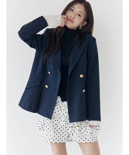 CALNAMUR（カルナムール）の「ドットティアードパンツ（その他パンツ・レディース・ホワイト/ブラック・SMALL/MEDIUM）」の16枚目の写真