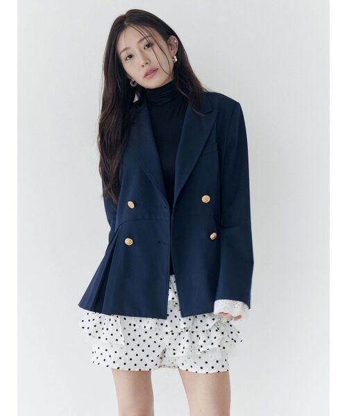 CALNAMUR（カルナムール）の「ドットティアードパンツ（その他パンツ・レディース・ホワイト/ブラック・SMALL/MEDIUM）」の17枚目の写真