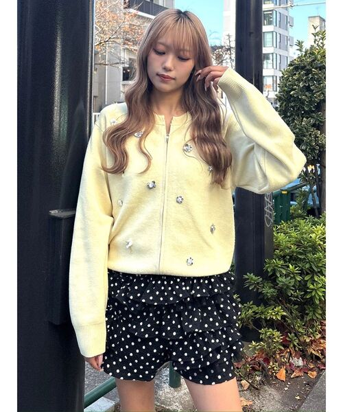 CALNAMUR(カルナムール)の「ドットティアードパンツ(その他パンツ・レディース・ホワイト/ブラック・SMALL/MEDIUM)」の12枚目の写真