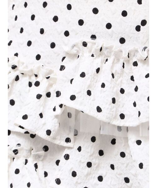 CALNAMUR（カルナムール）の「ドットティアードパンツ（その他パンツ・レディース・ホワイト/ブラック・SMALL/MEDIUM）」の5枚目の写真
