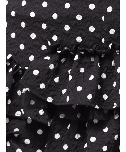 CALNAMUR（カルナムール）の「ドットティアードパンツ（その他パンツ・レディース・ホワイト/ブラック・SMALL/MEDIUM）」の6枚目の写真