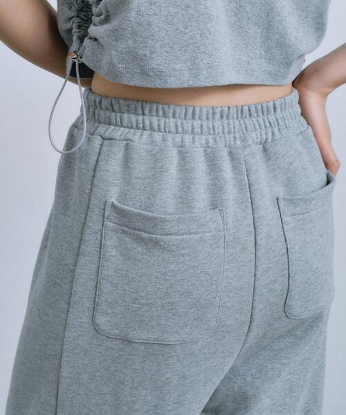 CODE A（コードエー）の「【Re】ribbon sweat pants（その他パンツ・レディース・ライトグレー/オフホワイト・34/38/36）」の10枚目の写真