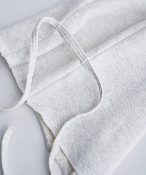 CODE A（コードエー）の「【Re】ribbon sweat pants（その他パンツ・レディース・ライトグレー/オフホワイト・34/38/36）」の8枚目の写真