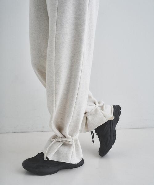 CODE A（コードエー）の「【Re】ribbon sweat pants（その他パンツ・レディース・ライトグレー/オフホワイト・34/38/36）」の5枚目の写真