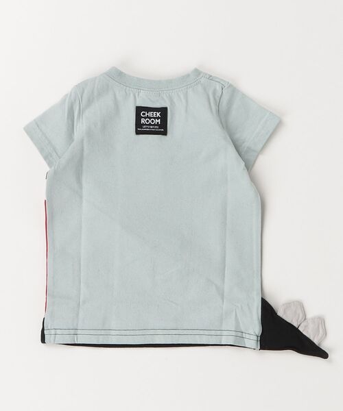 CHEEK ROOM(チークルーム)の「CHEEK ROOM/チークルーム 恐竜歯磨きTシャツ(Tシャツ/カットソー・キッズ・サックスブルー/ブラック/オフホワイト・120cm/110cm/100cm/90cm/130cm/80cm)」の14枚目の写真