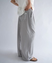 ANME（アンメ）の「レーヨンストライプイージーワイドパンツ（その他パンツ）」