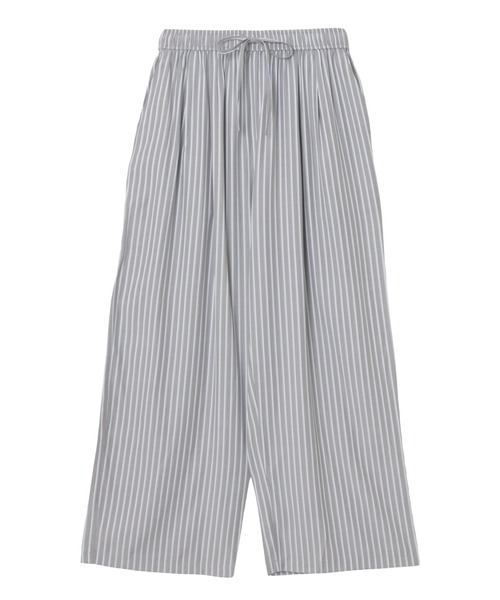 セール】レーヨンストライプイージーワイドパンツ（その他パンツ