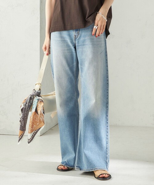 Levi's（リーバイス）の「Levi’s: LOOSE BOOT（デニムパンツ・レディース・ライトブルー・LARGE/MEDIUM/SMALL）」の4枚目の写真